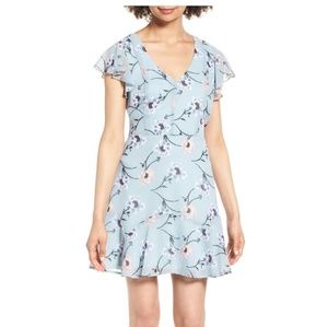 NWT open back chiffon dress